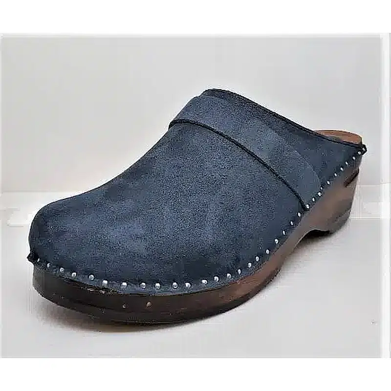 SvenskerTræsko 457 Blue Suede Dame