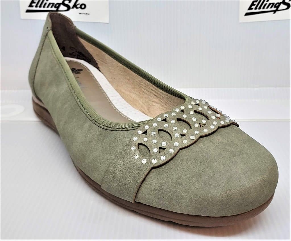 rieker ballerina taupe