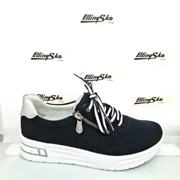 RIEKER N81 sneaker med lynlås