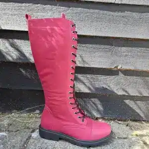 ANDREA CONTI Pink LANG SNØRESTØVLE