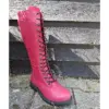 ANDREA CONTI Pink LANG SNØRESTØVLE