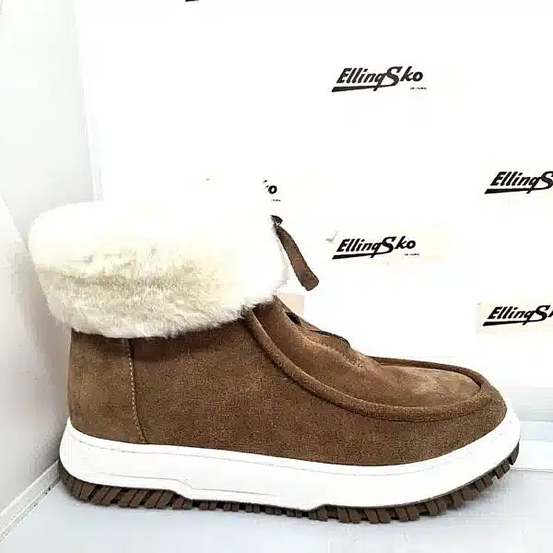 BABOUCHE NISSA damestøvle i børstet nubuck