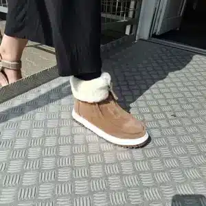 BABOUCHE NISSA damestøvle i børstet nubuck