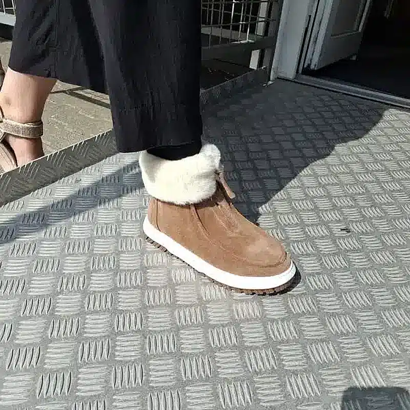 BABOUCHE NISSA damestøvle i børstet nubuck