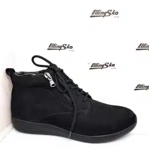 WALDLAUFER kort støvle i børstet nubuck