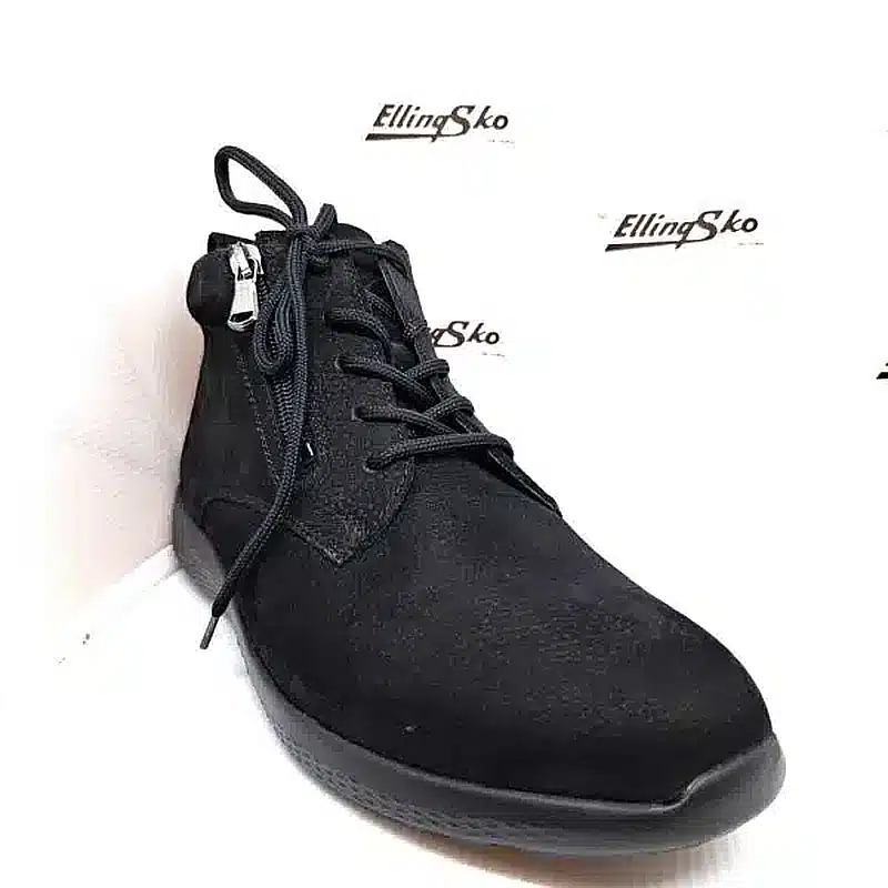 WALDLAUFER kort støvle i børstet nubuck