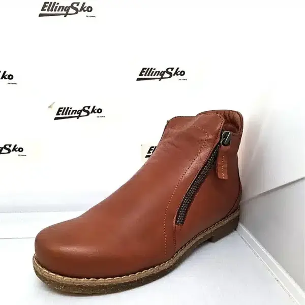 CHARLOTTE dame boots med dobbelt lynlås