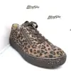 HARTJES dame sneaker i leopard print