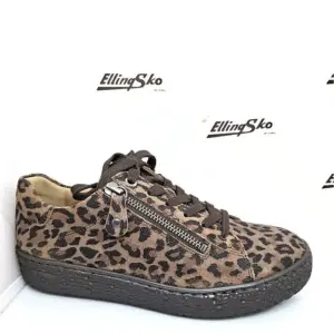HARTJES dame sneaker i leopard print