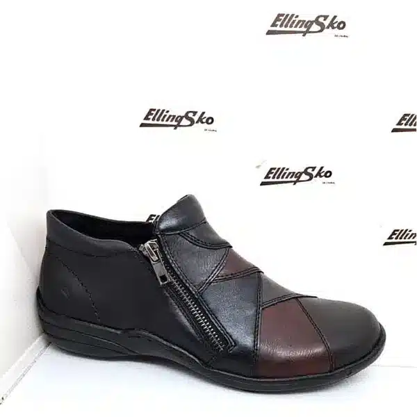 REMONTE R7674 kort stilfuld dame støvlet
