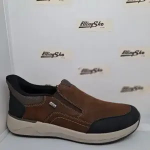 RIEKER 11551 brun herre hyttesko