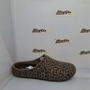 SHEPHERS Leopard Cilla dame tøffel