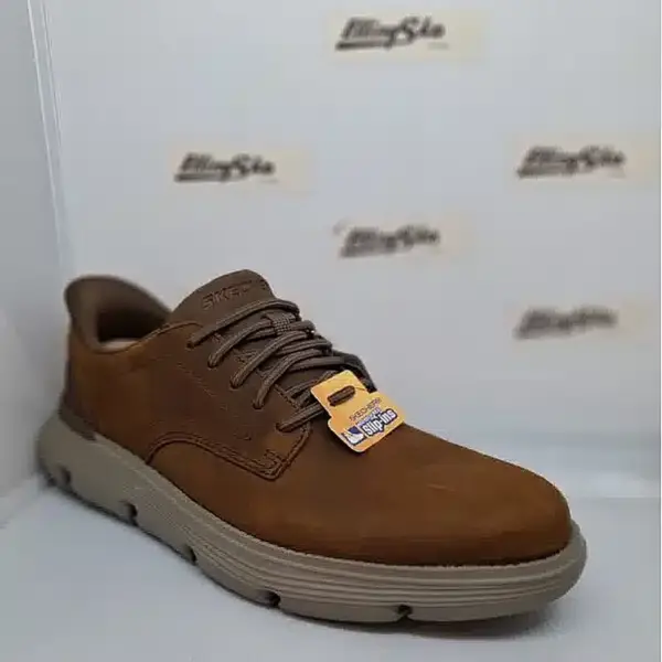 Skechers herre Slip-Inn 205353 med elastiksnøre