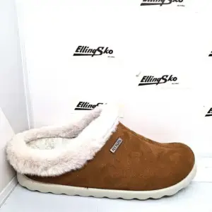 FLYFLOT dame hjemmesko med dejlig pelskant