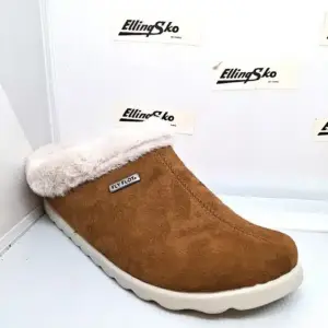 FLYFLOT dame hjemmesko med dejlig pelskant