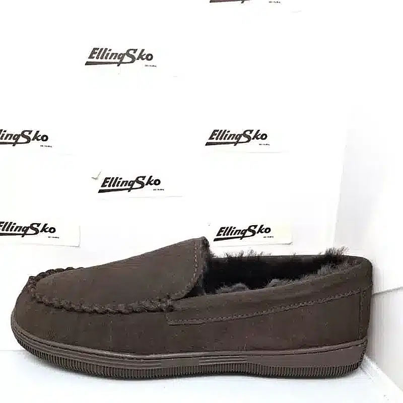 ROHDE 7 lukket herre hjemmesko med foring