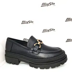 STORM loafer Z0582 sort skind damesko