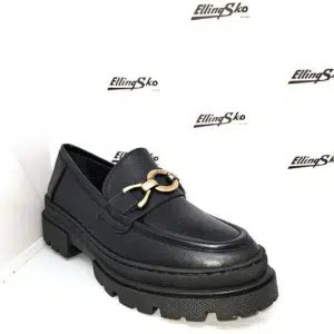 STORM loafer Z0582 sort skind damesko