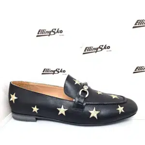 BABOUCHE dame loafer med stjerner