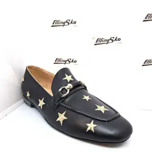 BABOUCHE dame loafer med stjerner