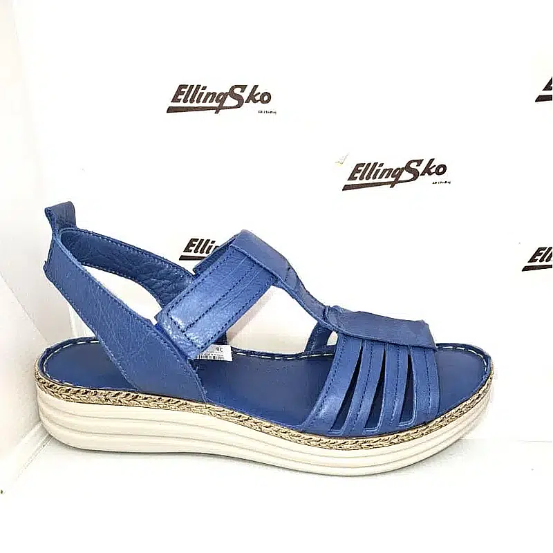 CHARLOTTE 1379 Damesandal i 3 flotte farver