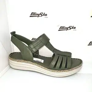 CHARLOTTE 1379 Damesandal i 3 flotte farver