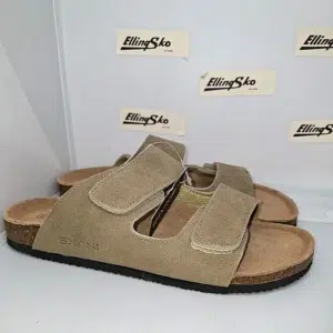 EXANI Åben Herresandal i blød nubuck