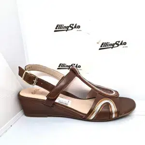 ARA 27302 Damesandal med kilehæl