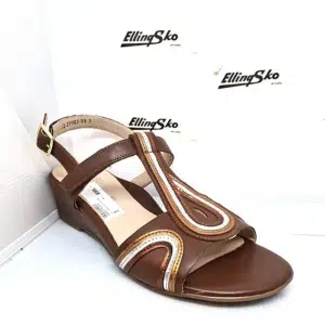 ARA 27302 Damesandal med kilehæl