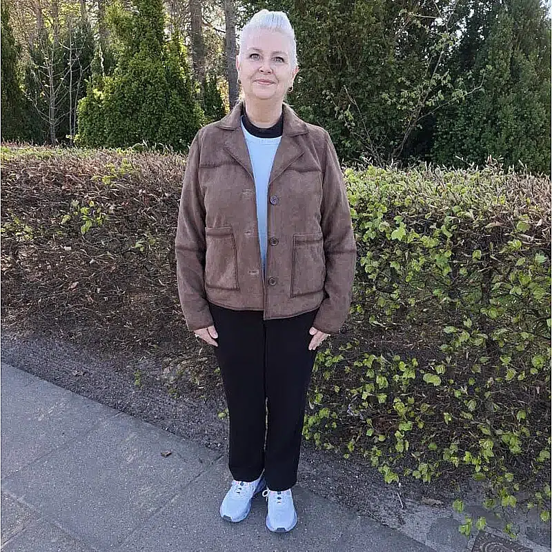 NOTYZ Dame skind blazer i nubuck