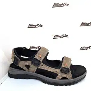 WALDLAUFER Trekking Herresandal med blød bund