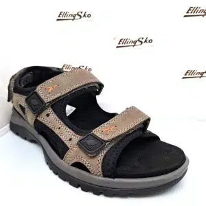WALDLAUFER Trekking Herresandal med blød bund