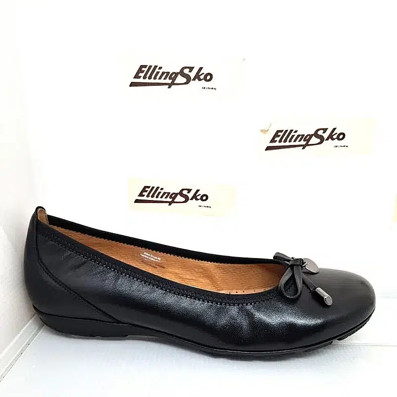 GABOR 04.164 Ballerina Damesko i sort